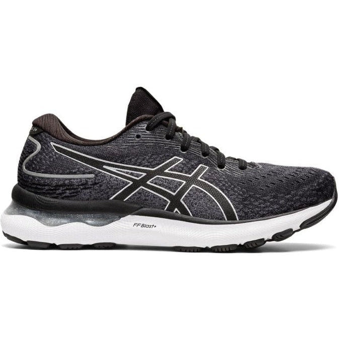 Women's Asics GEL-Nimbus 24, Black/Pure Silver, 12 B Medium