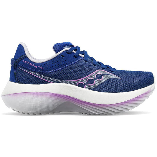 Women's Saucony Kinvara Pro, Indigo/Mauve, 7.5 B Medium