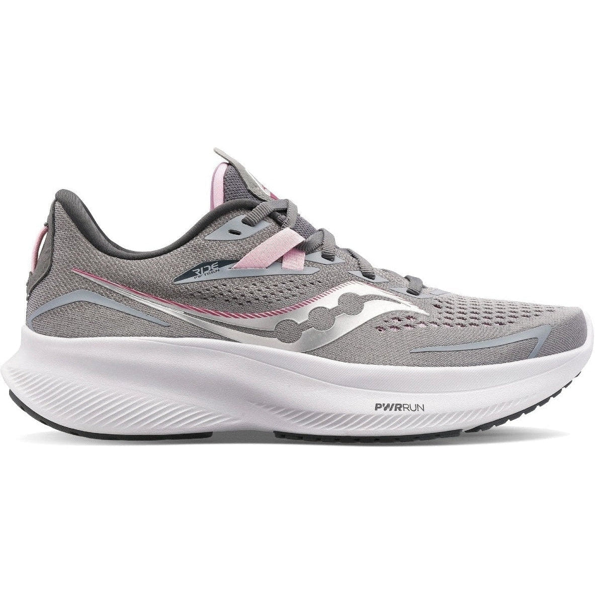 Women's Saucony Ride 15, Alloy/Quartz, 8.5 B Medium